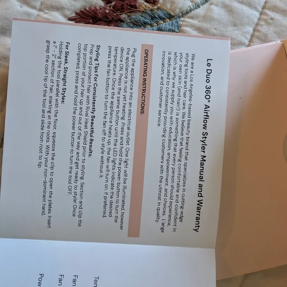 L'ange Pink Le duo Airflow Styler- New In Box - Picture 3 of 3